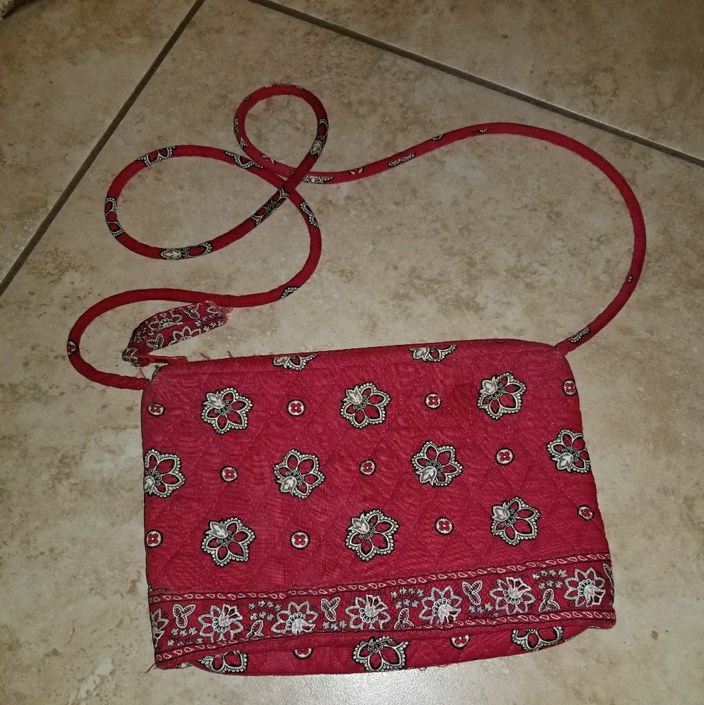 VERA BRADLEY Mesa Red small crossbody